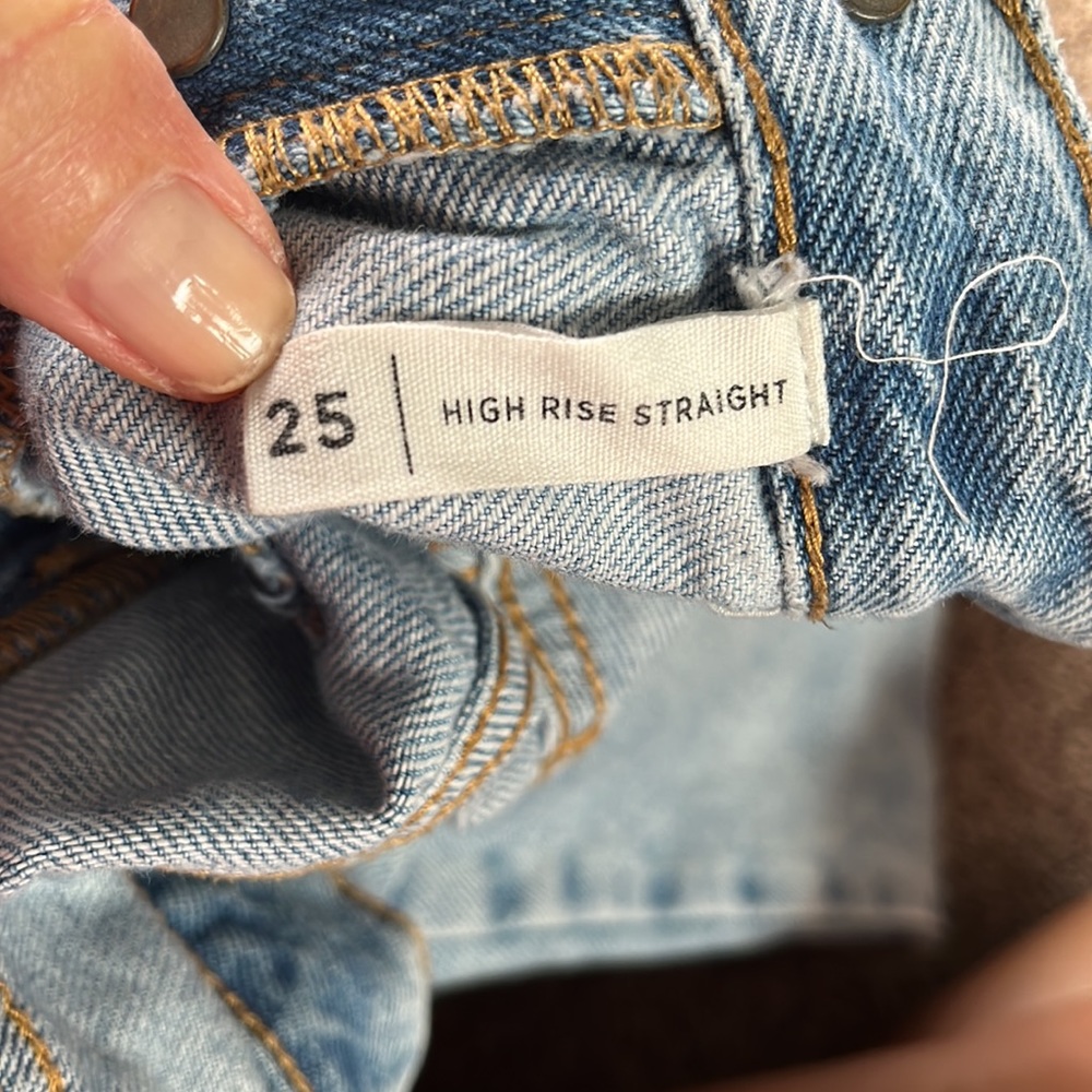 PacSun High Rise Straight Button Fly Jeans - Picture 4 of 4